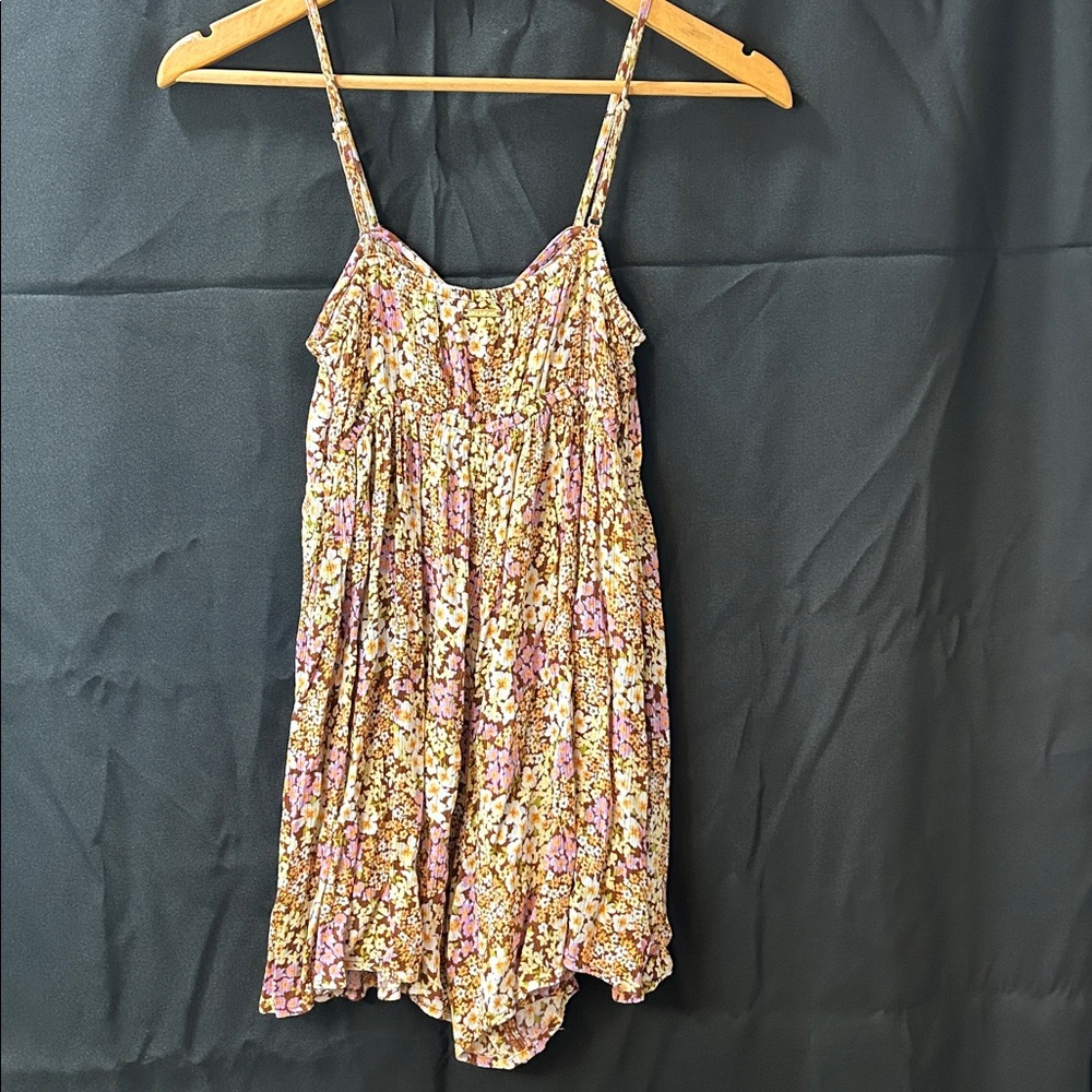 Billabong Day Glow Romper Multicolored Floral Women Medium - Picture 3 of 13